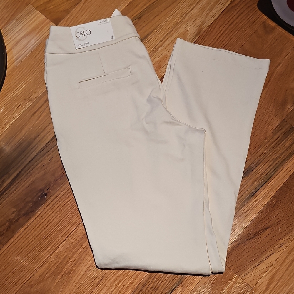 Womens Cato Light Cream Trousers